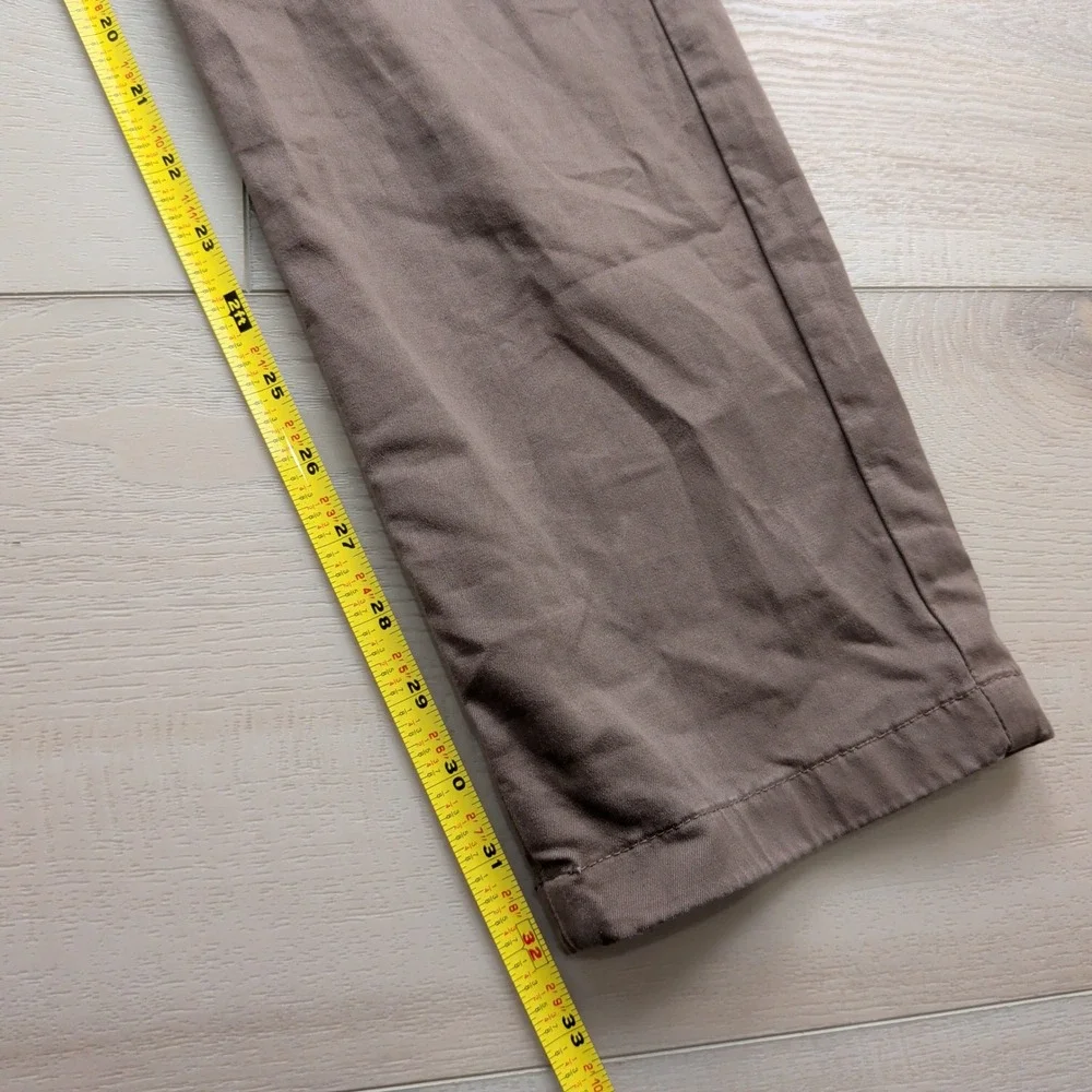 Reiss Fielder Chino Trousers Pants Mens 28x32 Brown Slim Cotton Blend